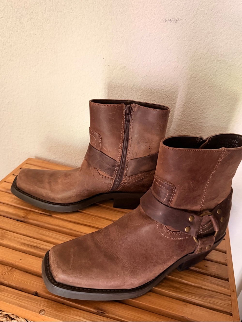 Square toe moto boots - Picture 13 of 13